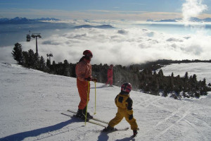 Das Skigebiet am Rittner Horn ist besonders für Familien geeignet.